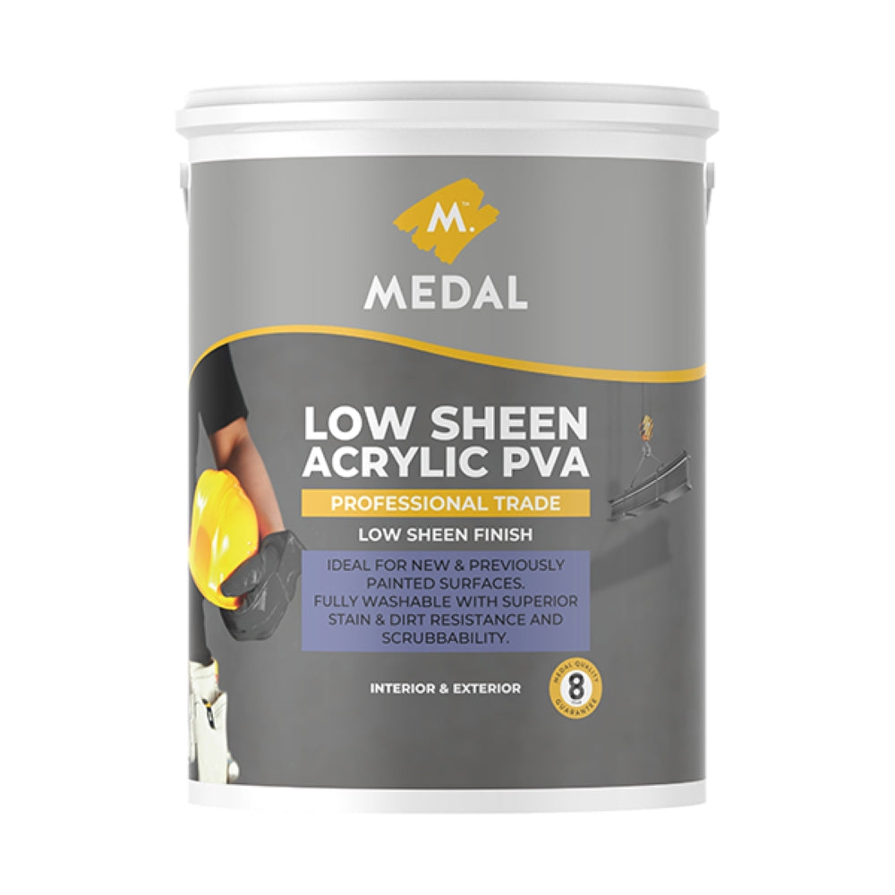 MEDAL PROF TRADE LOW SHEEN PVA WHT 5L