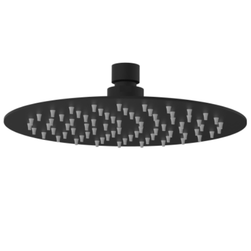 COBRA SEINE EBONY SHOWER HEAD RND 200