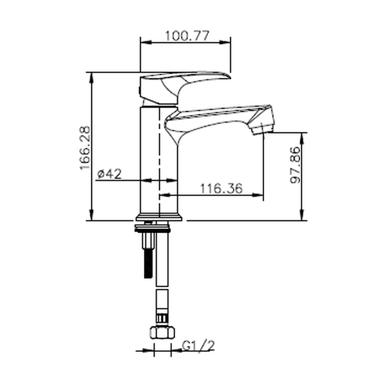 COBRA AMAZON PT SINGLE LEVER BASIN MIXER
