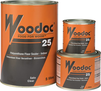 WOODOC 25 CLEAR SATIN 5L