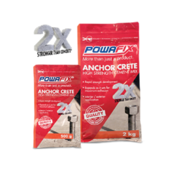 POWAFIX ANCHOR CRETE CEMENT MIX 2KG (1X