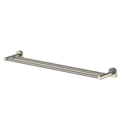 COBRA SEINE DBL TOWEL RAIL -BR NICKEL