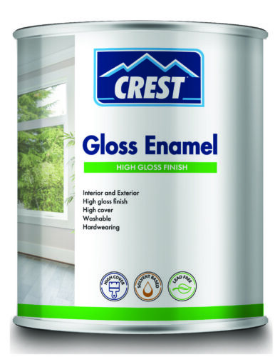 CREST GLOSS ENAMEL PWD BROWN 5L