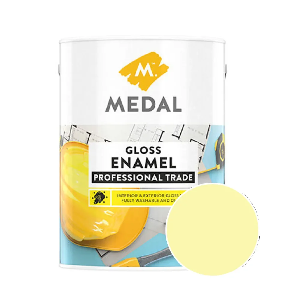 MEDAL PROF TRADE G/ENAMEL WHITE 5L