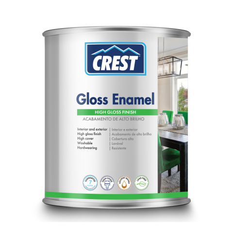 CREST GLOSS ENAMEL BURGUNDY 5L
