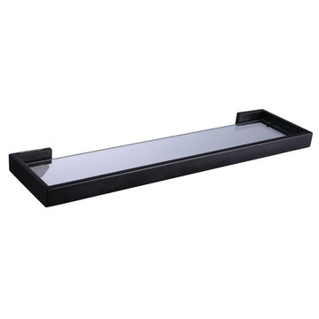 SYDNEY BLACK GLASS SHELF