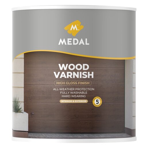 MEDAL 1L W/VARNISH DARK OAK