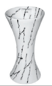 BASIN PEDELSTAL BAS77 WHITE MARLE