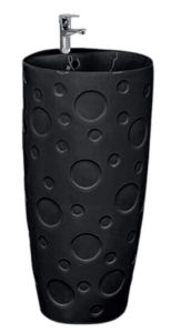 BASIN PEDELSTAL BAS84 BLACK