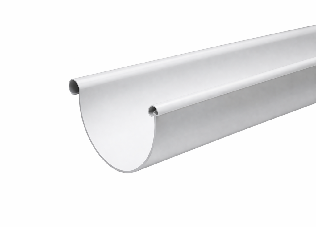 PVC GUTTER D SHAPE 6M