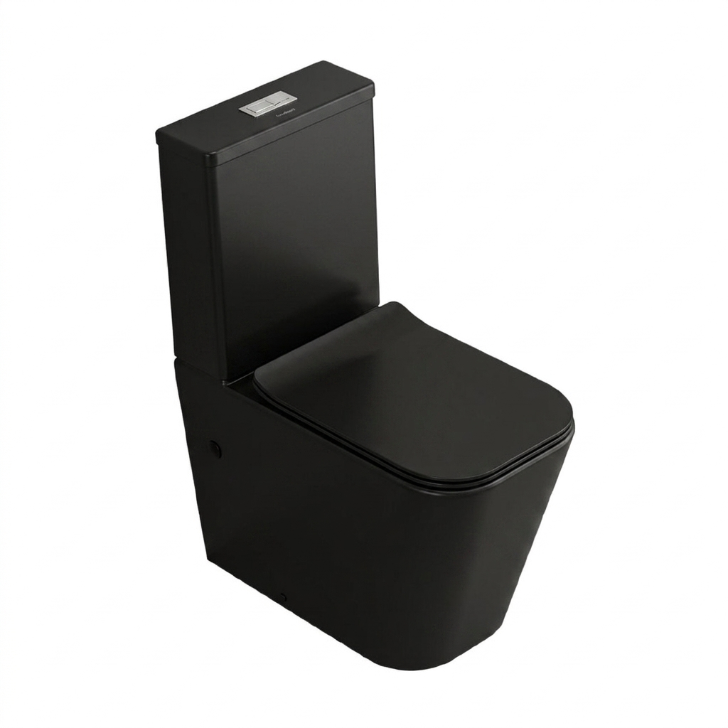 LIVORNO NEW ECLUSIVE TOILET SET BLACK