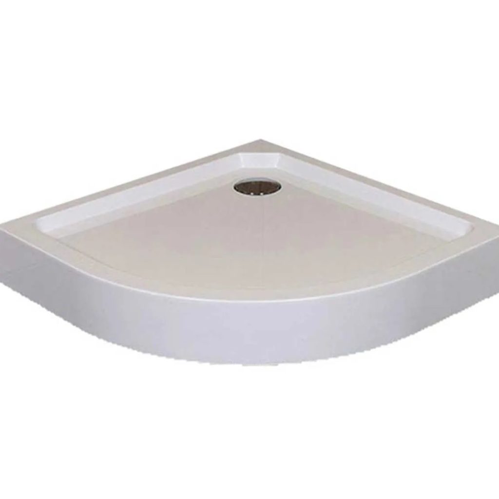 SHOWER TRAY ROUND 1/4 900MM