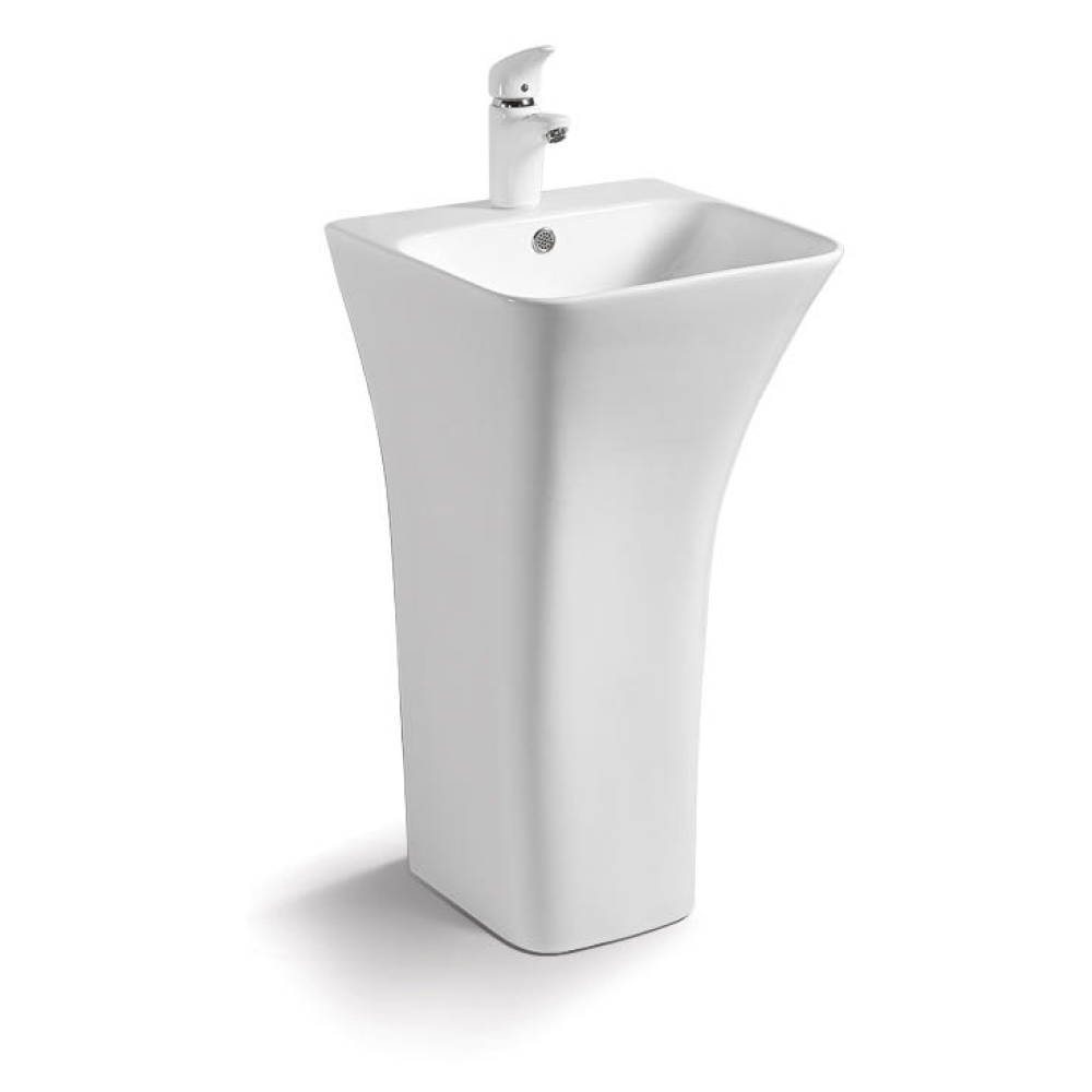 LIVORNO PEDESTAL BASIN (BAS24) WHITE (1X