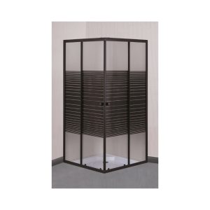 ARIA SHOWER DOOR BLK STRIP BQ25