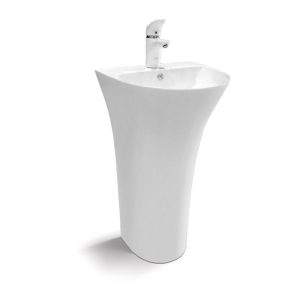 LIVORNO PEDESTAL BASIN (BAS23) WHITE (1X