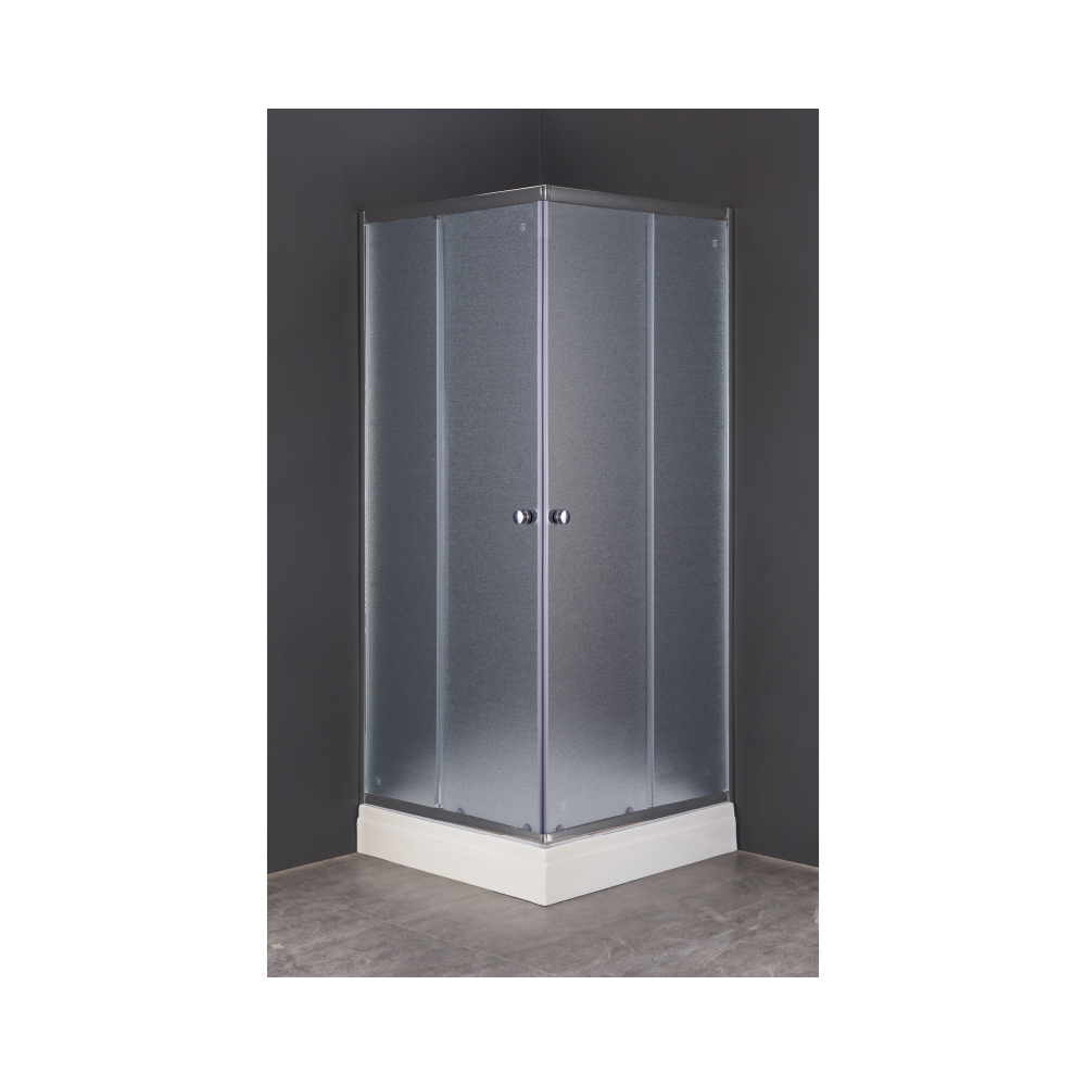 R/S SHOWER DOOR 900X900 SQUARE FROSTED