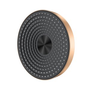 B/M R/GOLD SHOWER HEAD 300X41MM ROUND