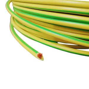 HOUSE WIRE 6MM YELLOW GREEN PER MTR