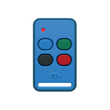 REMOTE ET ROLLING CODE BLUE 4 BUTTON