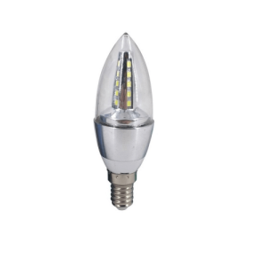 3W CANDLE BULB SILVER E14