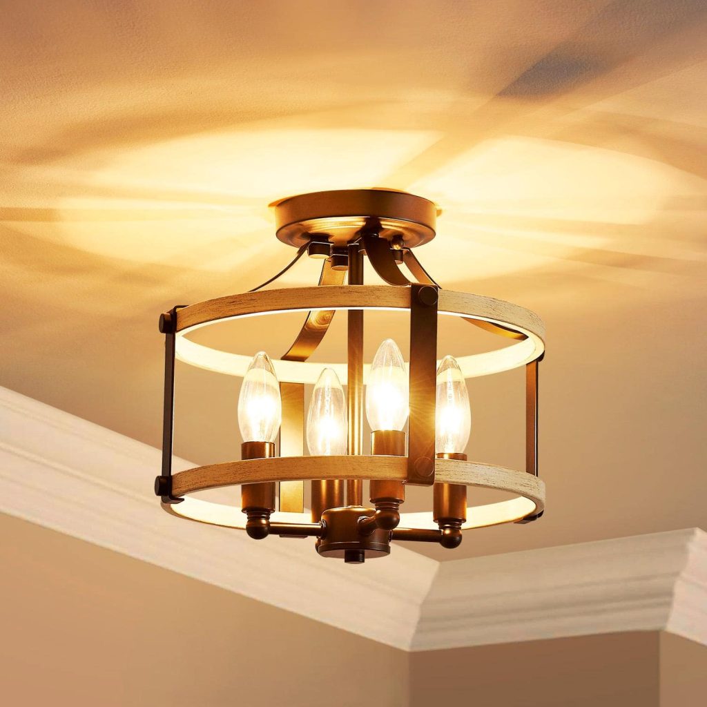 CEILING LIGHT RUSTIC