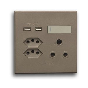 MAJOR TECH SINGLE PLUG+2 USB+2 V-SLIM