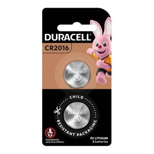 DURACELL BATTERY CR2016 2 PACK