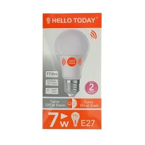 HELLO TODAY E27 7W BULB WH