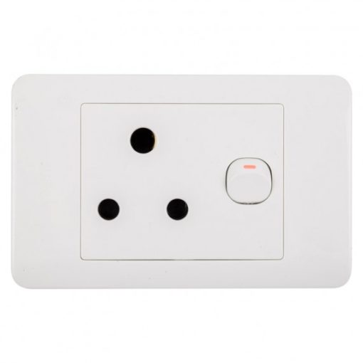 HELLO TODAY SINGLE SOCKET 4X2 WHITE