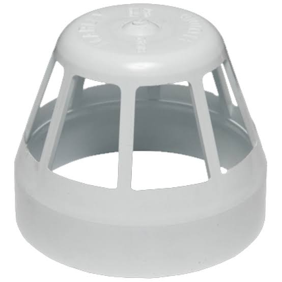 PVC AIR VENT COWL FEMALE 50MM