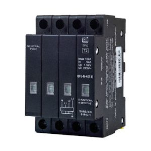 CBI SURGE ARRESTOR 10KA 3P+N MINI RAIL