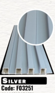 WALL PANEL BARCELONA SILVER 2.9M