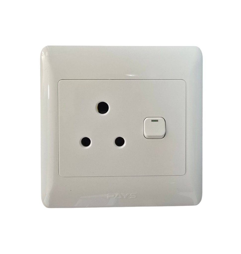 PAYS SINGLE WALL SOCKET 4X4 16A