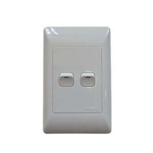 PAYS WALL SWITCH 2 LEVER 4X2