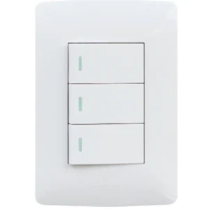 HELLO TODAY WALL SWITCH 4X2 3 LEVER WHIT