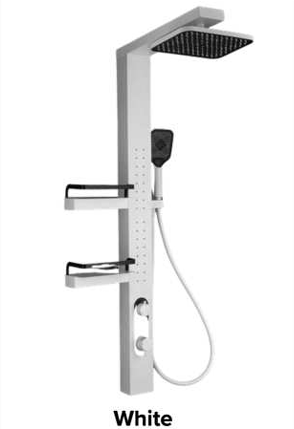 RL SHOWER PANEL WHITE